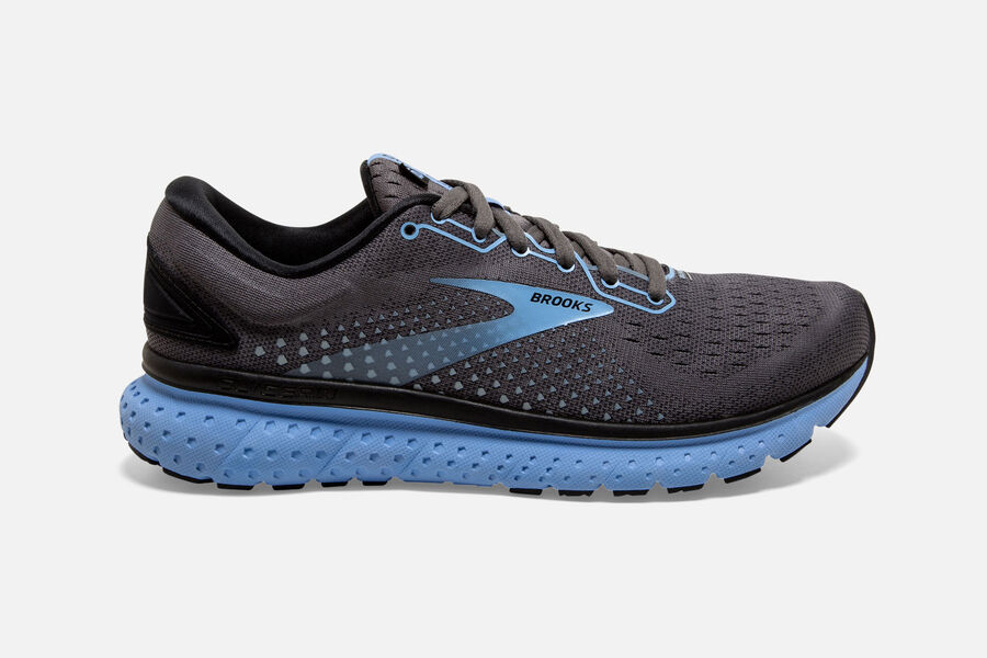 Brooks Glycerin 18 Road Löparskor Dam - Svarta/Blå - 3568-ZIXRN